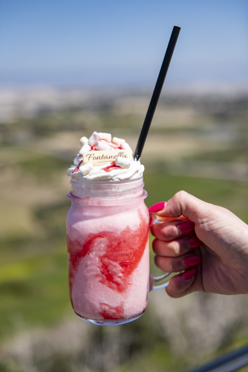 Strawberry milkshake fontanella mdina