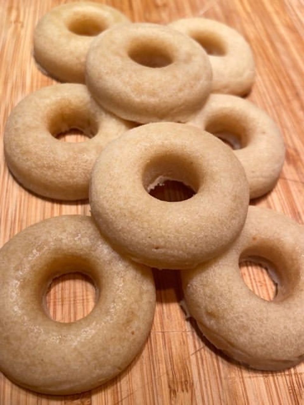 Doughnut - naked, but already damn tasty.