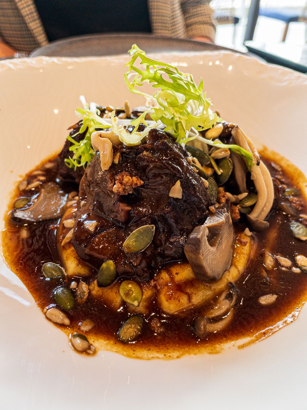 Beef Short Rib and Potato Puree at Seed Malta