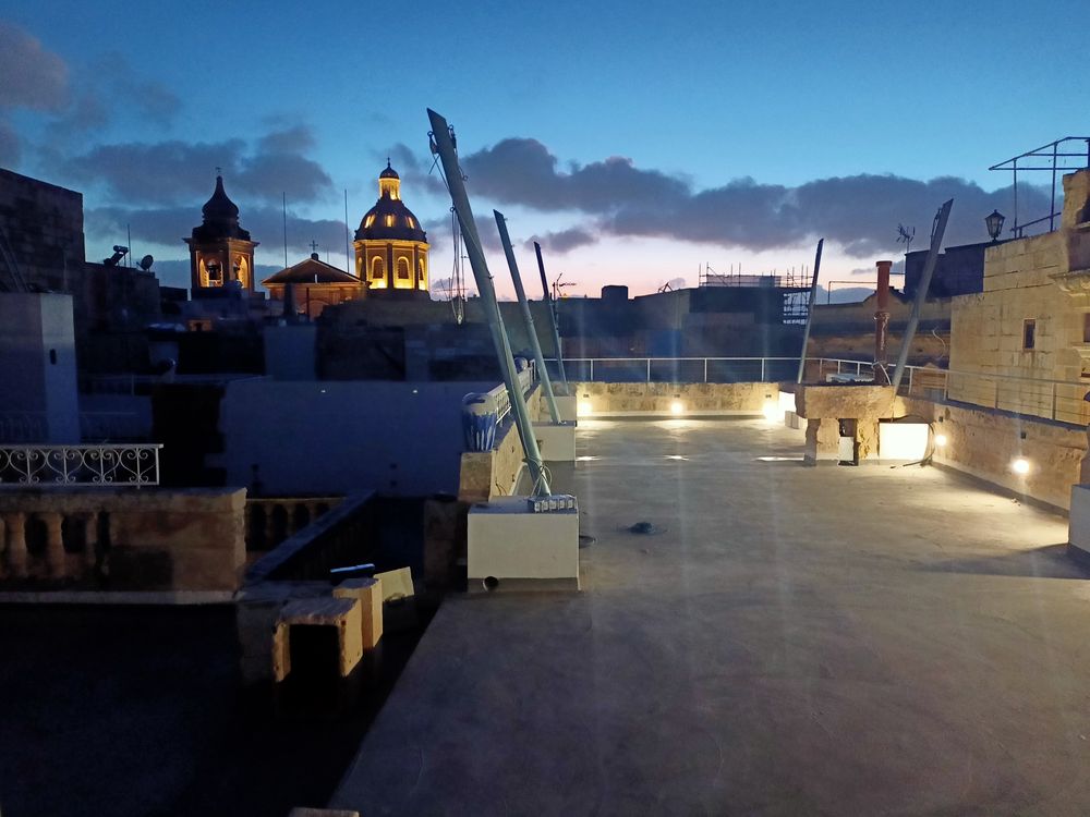 The Rooftop Terrace at Blue House, Birgu