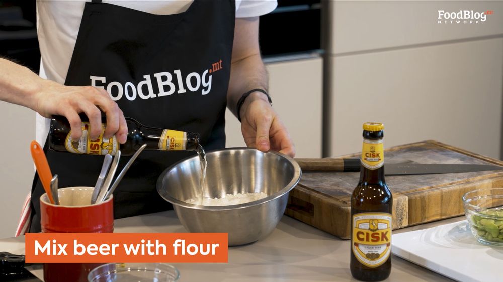 Beer batter for a deep fried crispy fish.