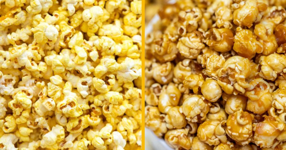 Butter Popcorn vs Sweet/Sugar Popcorn
