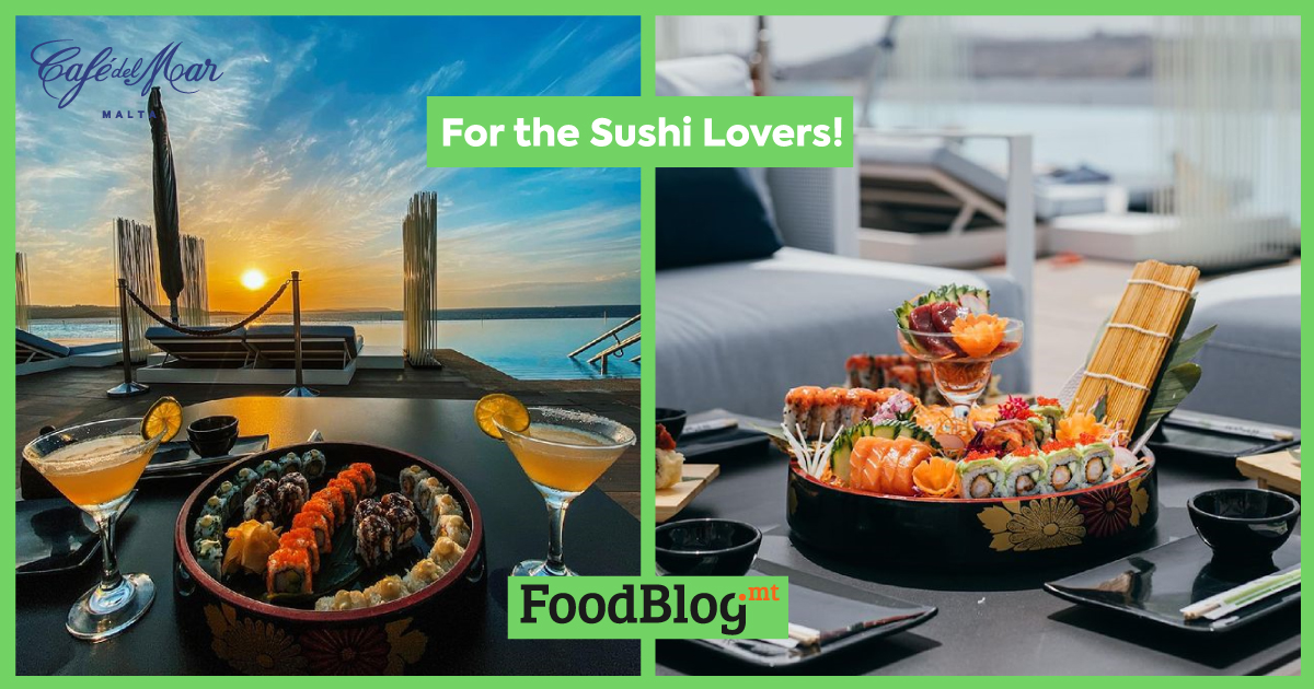 Café Del Mar's Sushi takes the crown – your last taste of summer! 🍣
