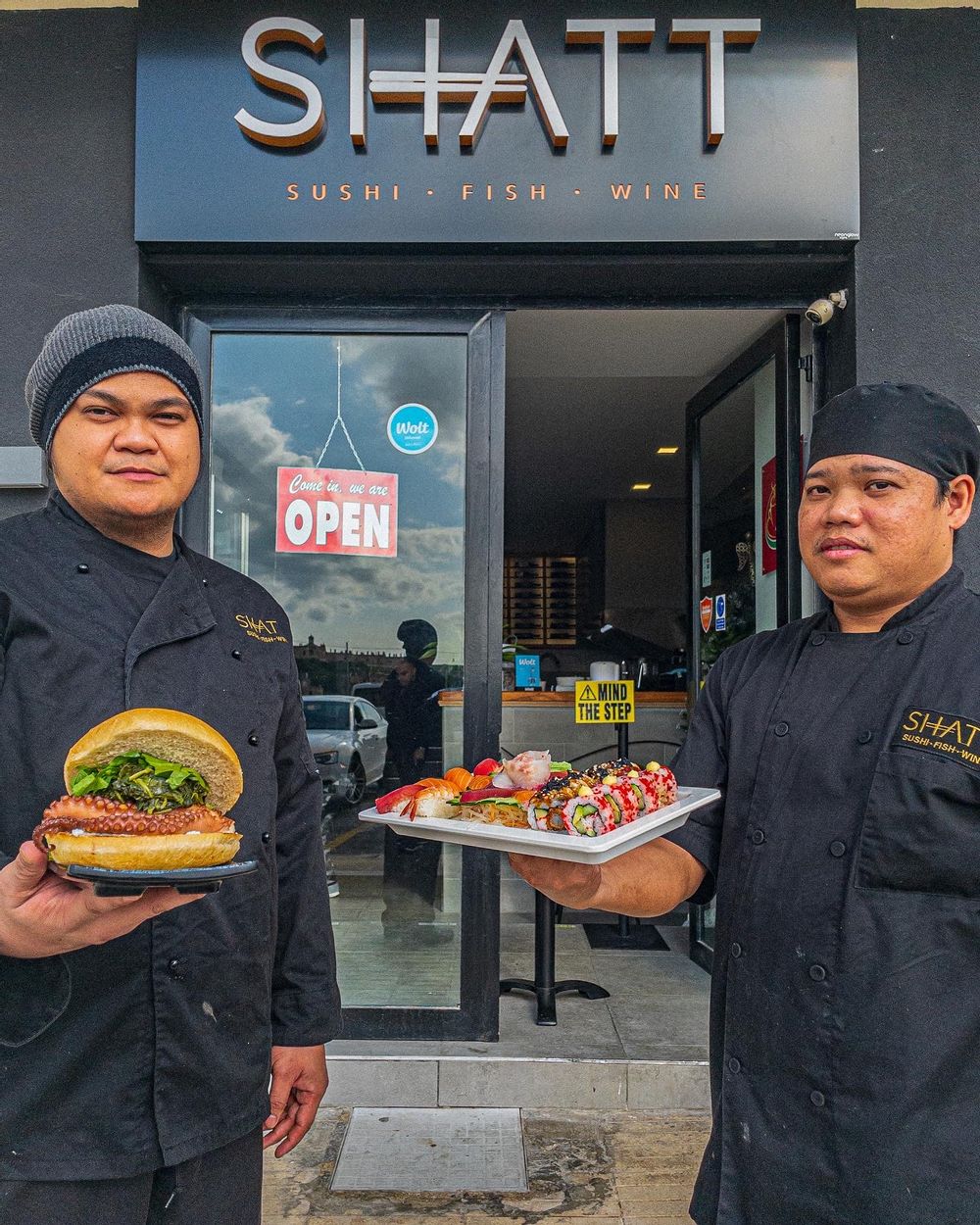 Servers and Chefs at Shatt