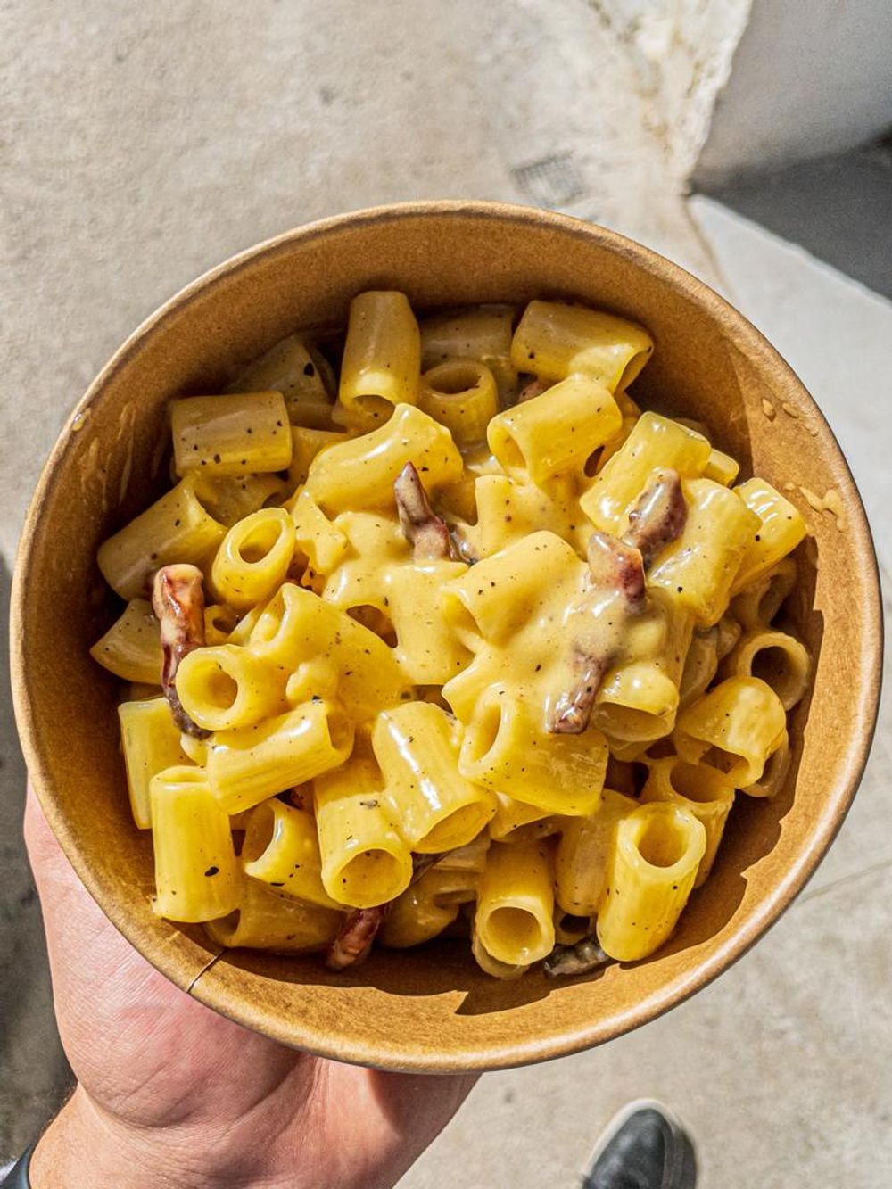 carbonara at fasta pasta house malta