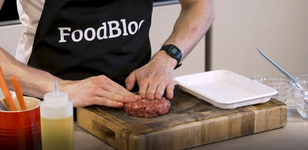 Burger patties for Chef Stephen La Rosa's Bajd u Bacon buger.