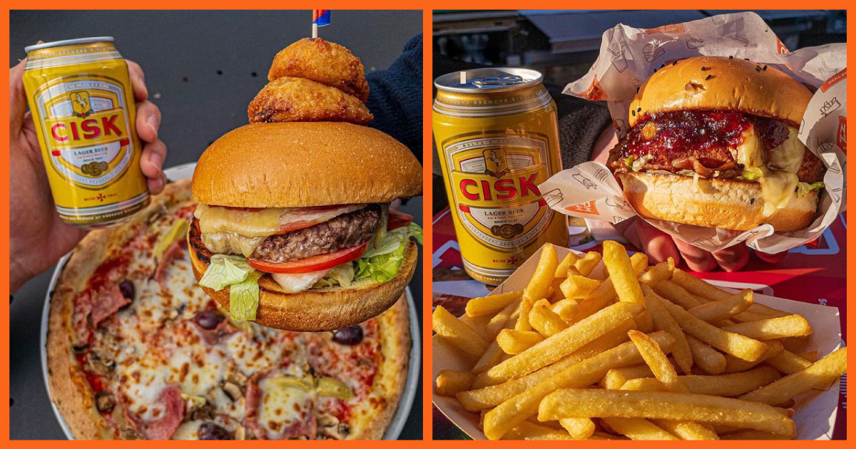 A FoodBlog x Cisk collab. Smash a Meal Combo at super special rates! 🍺