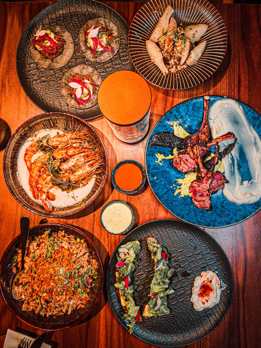 Our main dishes from LOA, Malta.