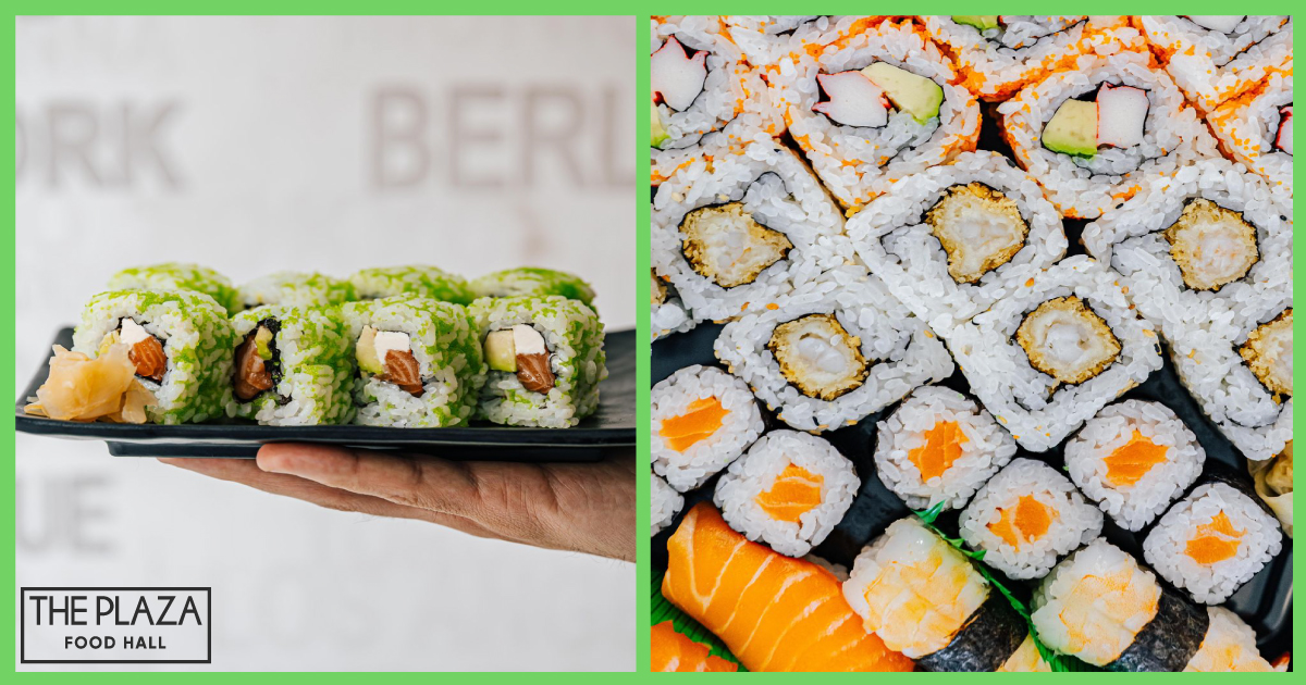 Get your sushi kick with Wasabi’s selection available at The Plaza 🍣