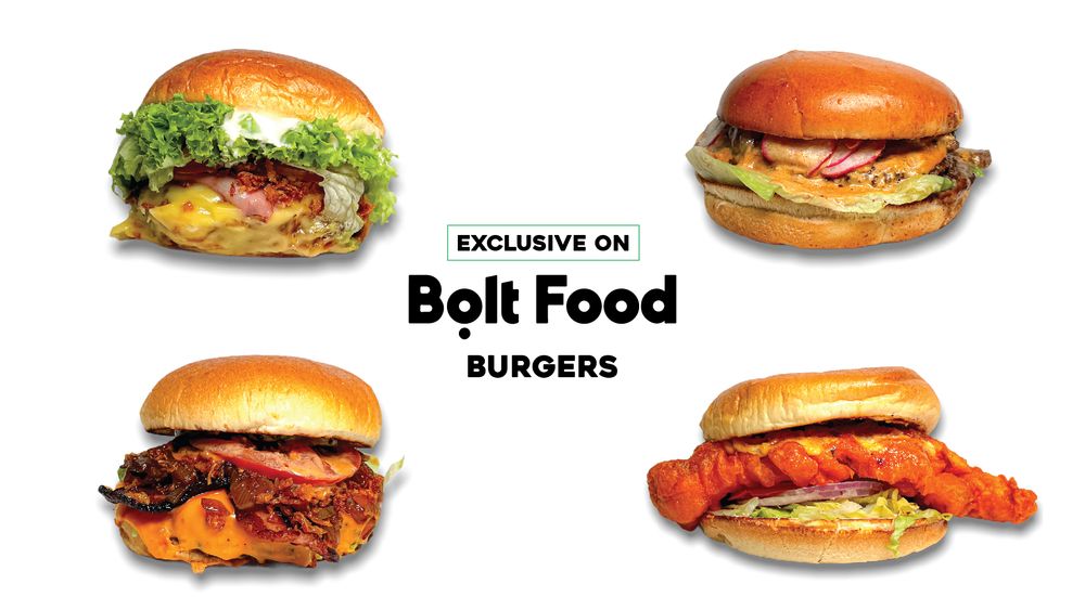 4 burgers exclusive to Bolt Food