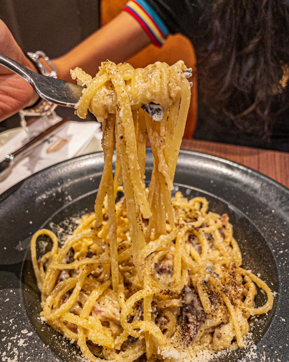 A forkful of happiness.