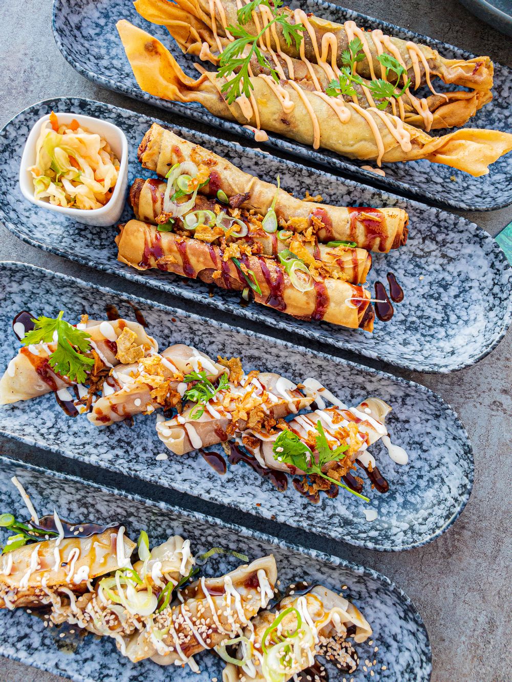 Tapas Asian Bowls available at Gin-ger Hyatt Regency St Julian's