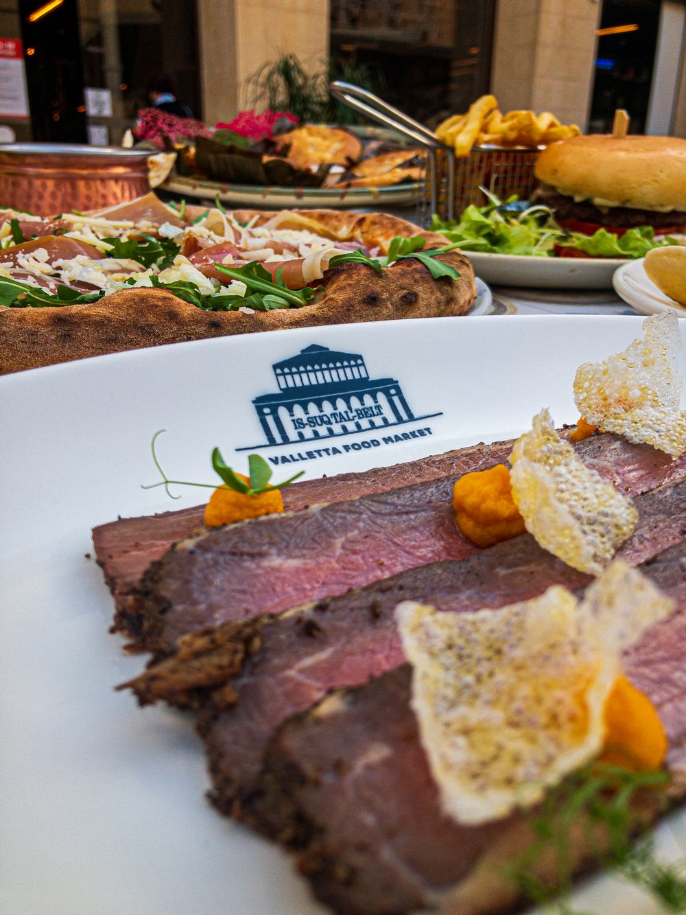 24-Hour smoked brisket from Wood Smoke at Is-Suq Tal-Belt in Valletta