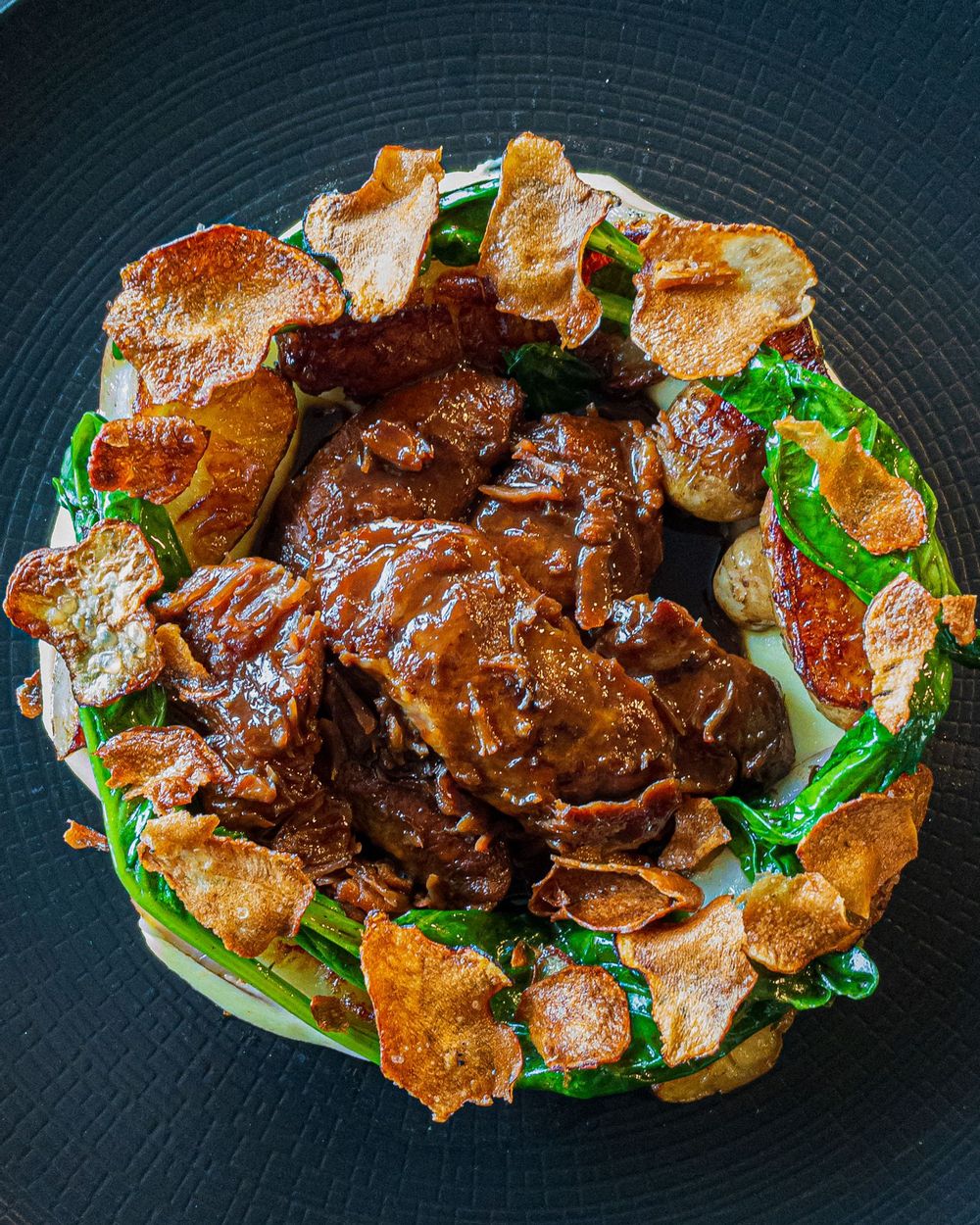 Braised Pork Cheeks at The Black Egg, Ta' Xbiex.