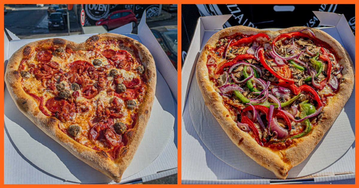 VALENTINE’S NEWS: The Oven bring back their heart-shaped pizza!🍕❤️
