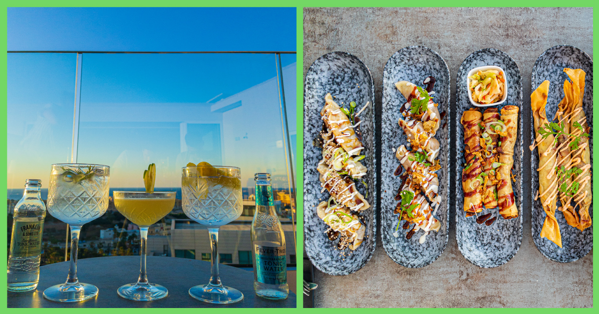 Rooftop vibes at GIN-ger: Here's our Top 10 picks from their new menu 🍸