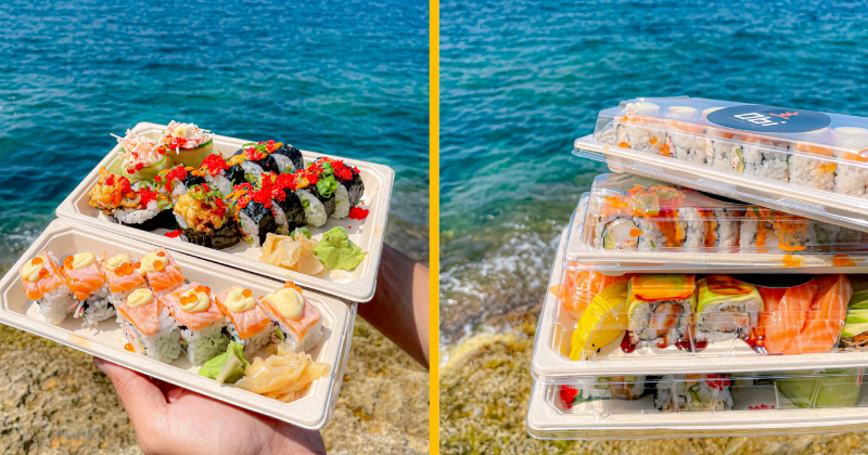 Wanna roll with sushi beachside? Get Obi Sushi in a slick Inserv box! 🍣