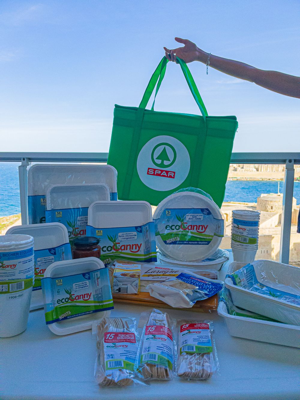 EcoCanny compostable supplies from Inserv Malta and SPAR