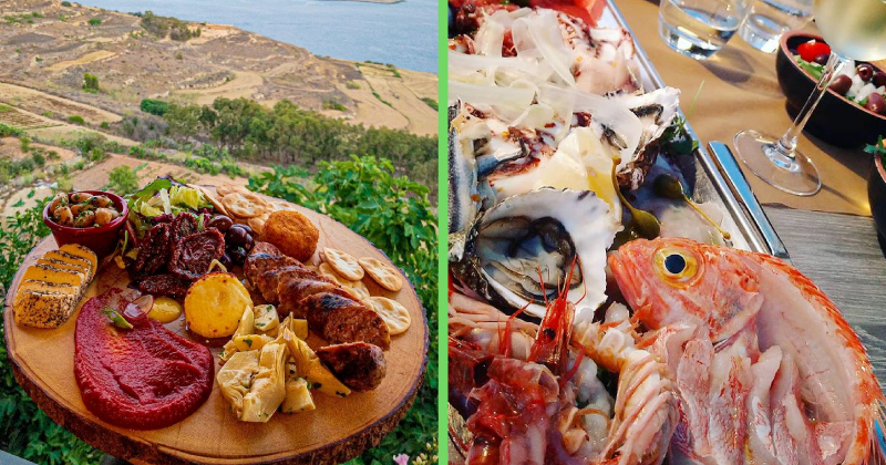 7 Insta worthy spots to grab a Platter in Gozo 🍷