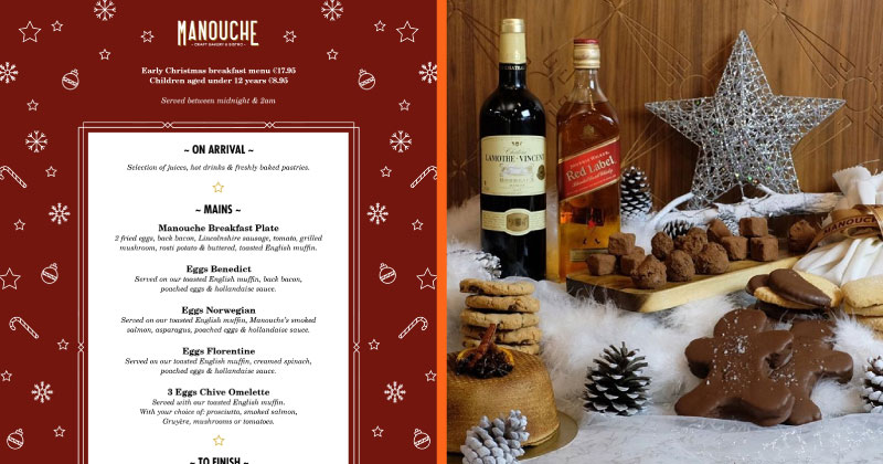 Christmas Eve with Manouche: 50 Seats Available - have you booked? 🔔