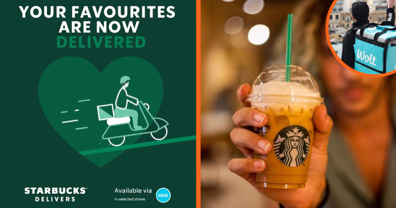 Starbucks Deliveries launches this Monday! 🤯