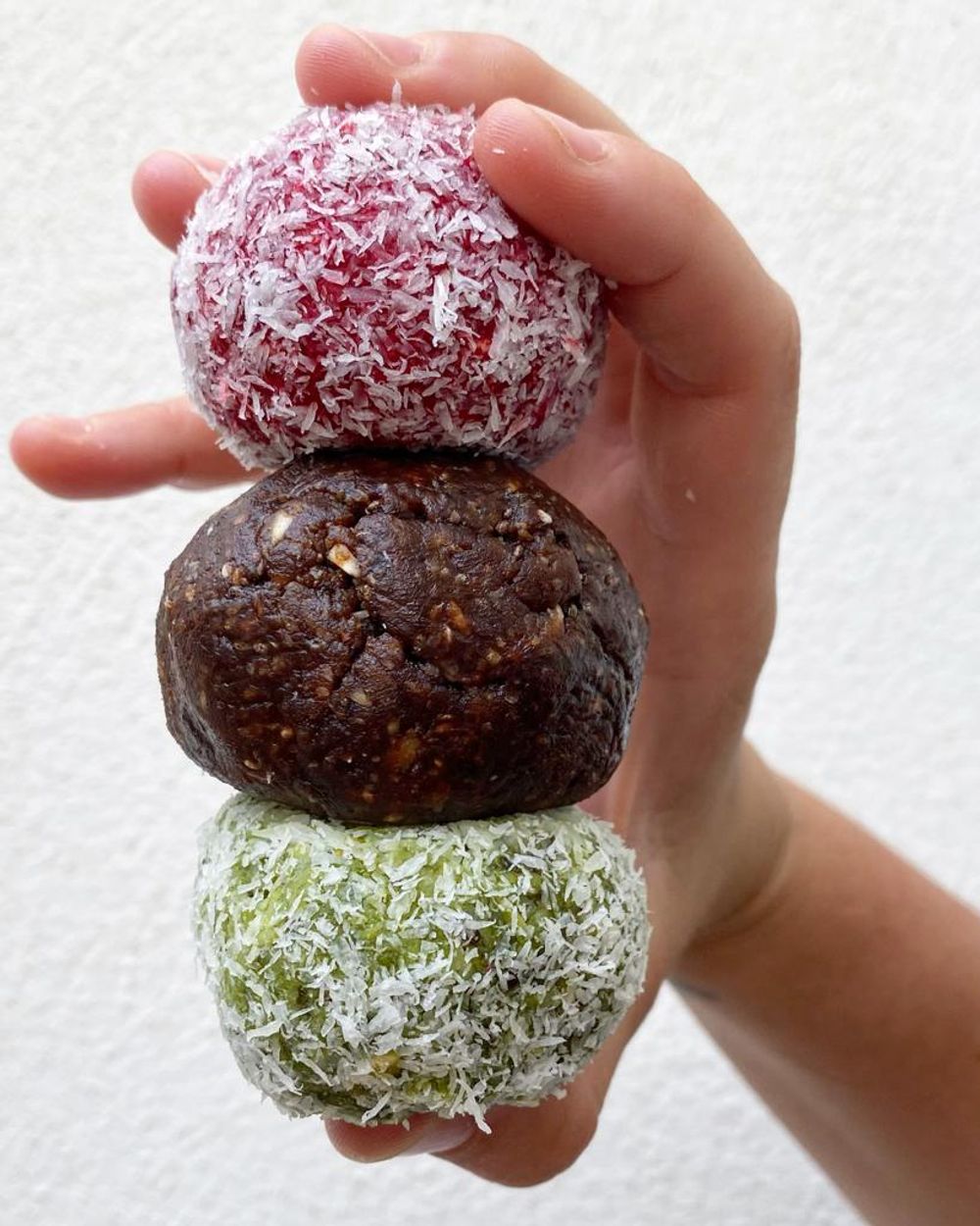 3 different energy balls