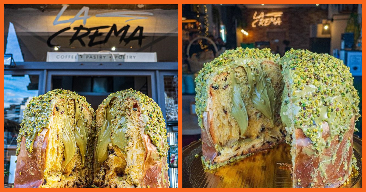 All we want for Christmas is La Crema’s Pistachio Panettone 🤩