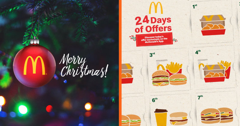 McDonald’s Malta launch their 24 Days of Christmas DEALS! 🔥