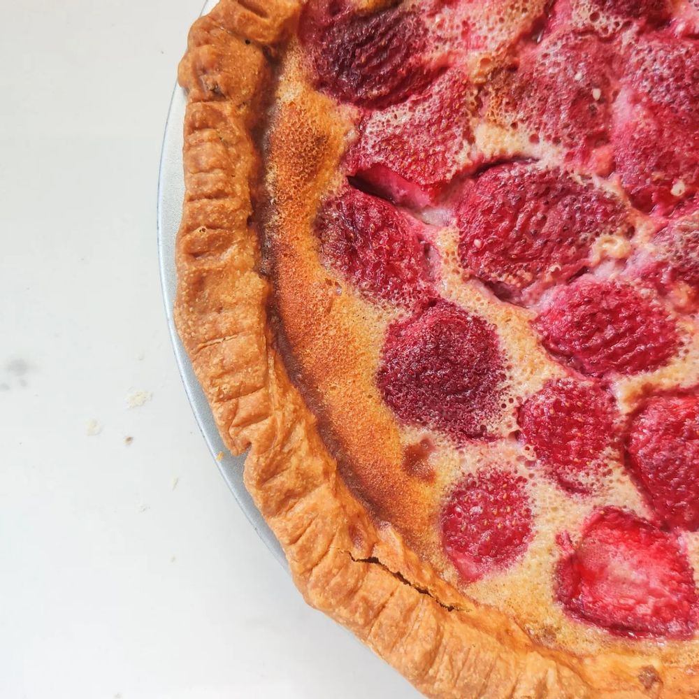 Strawberry Pie by Emily Grimaud of Eats by Emily, Malta.