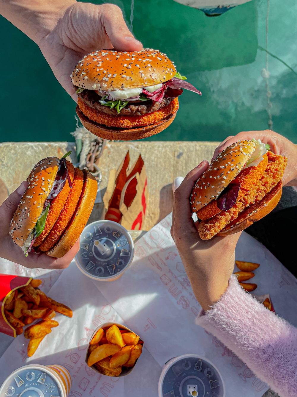 McDonald's Malta Cheddar Burgers