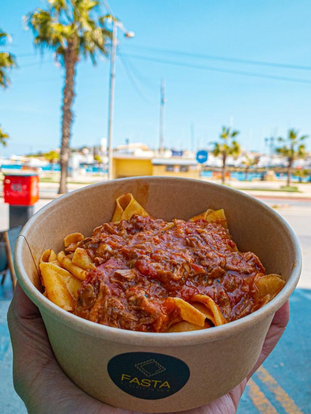The Pappardelle Pork Ribs at Fasta