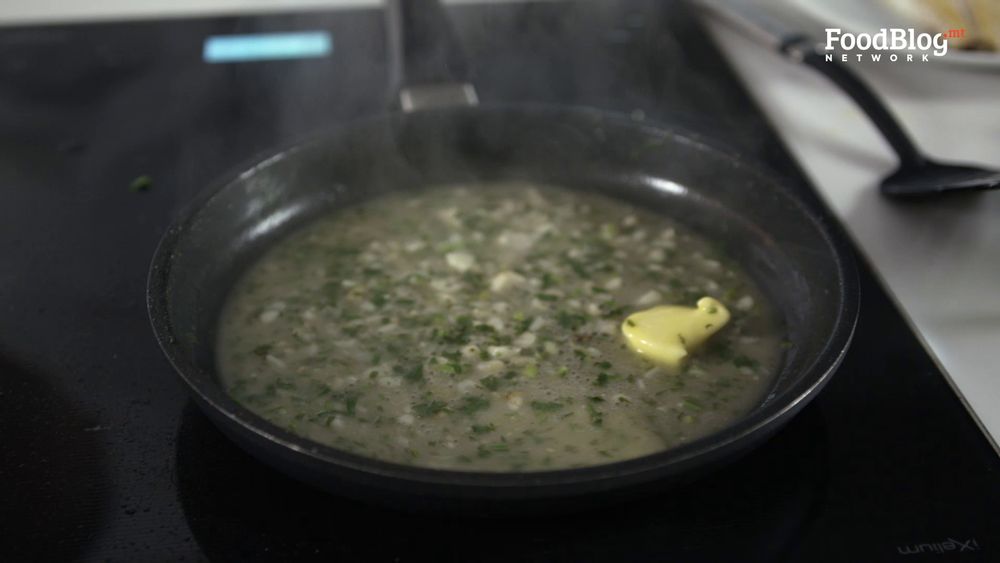 Add butter to the wine reduction and a knob of butter for extra flavour from FoodBlog Marvin's Five