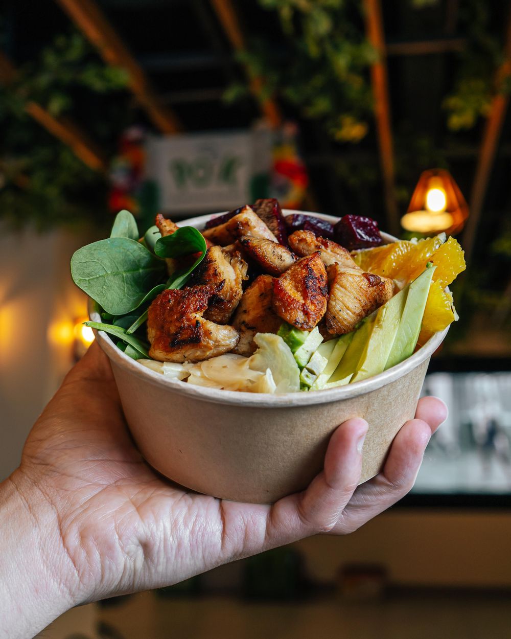 Chicken Poke Bowl at PO-K, Sliema, The Plaza