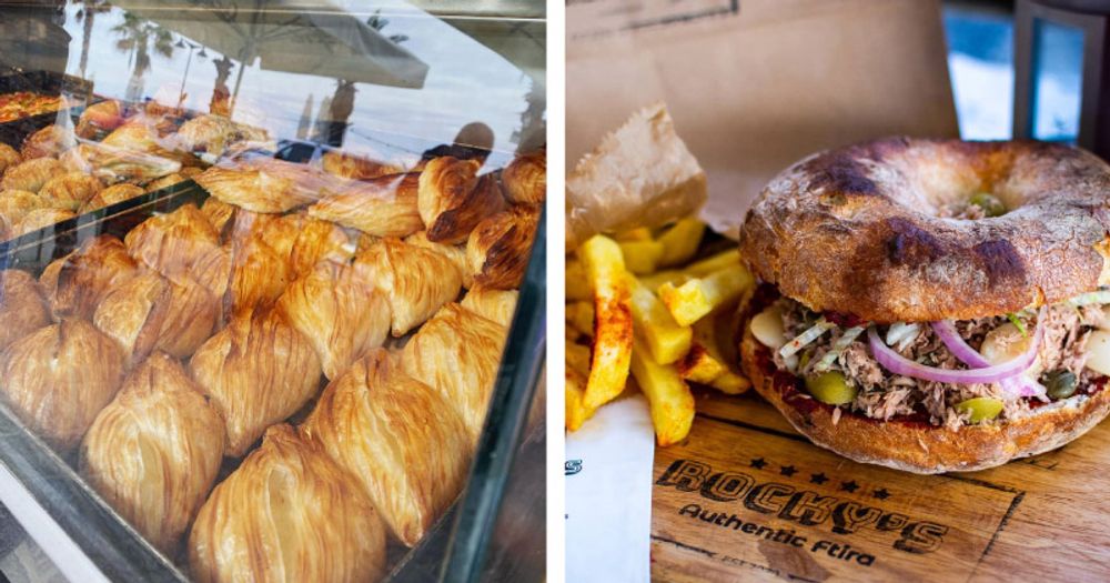 Image of pastizzi and image of hobz biz-zejt