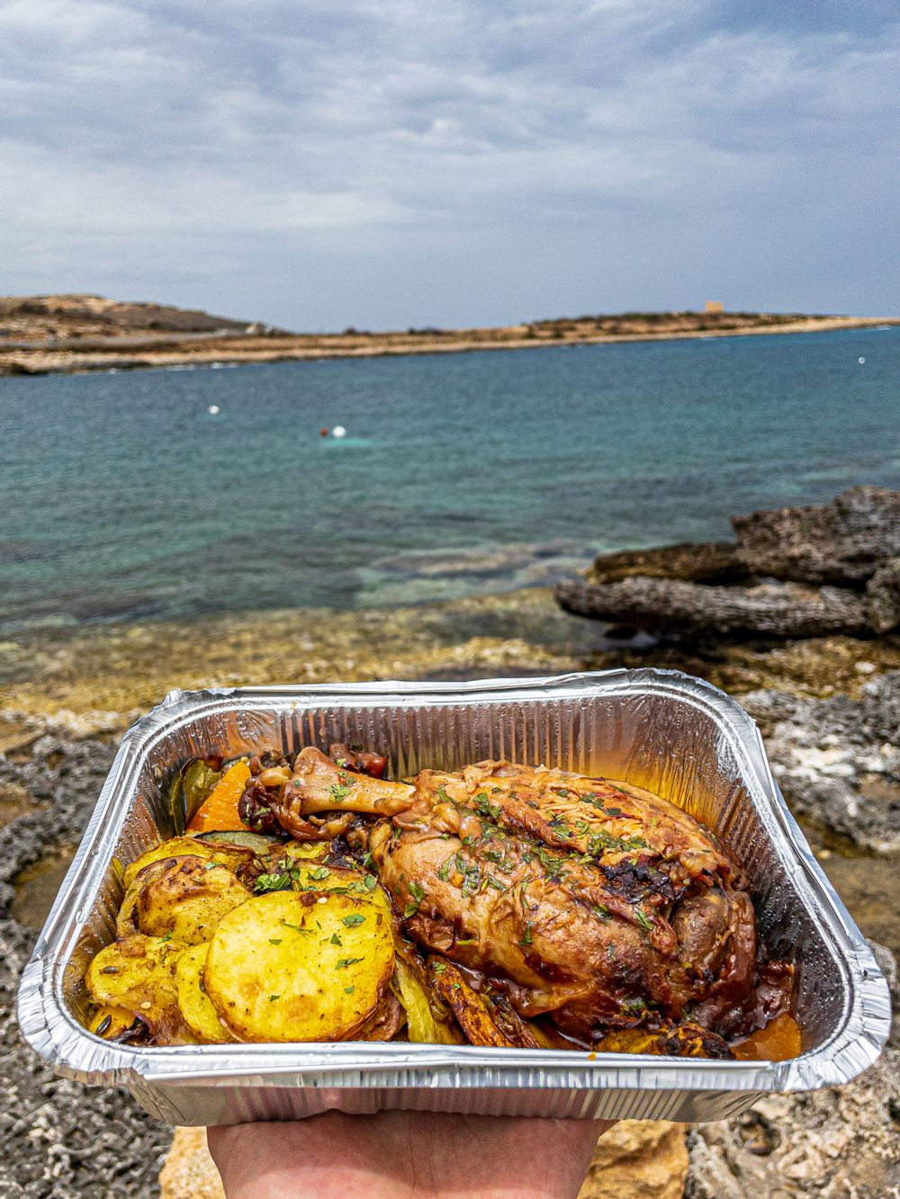Ta Nenu Pork Shank takeaway by the sea