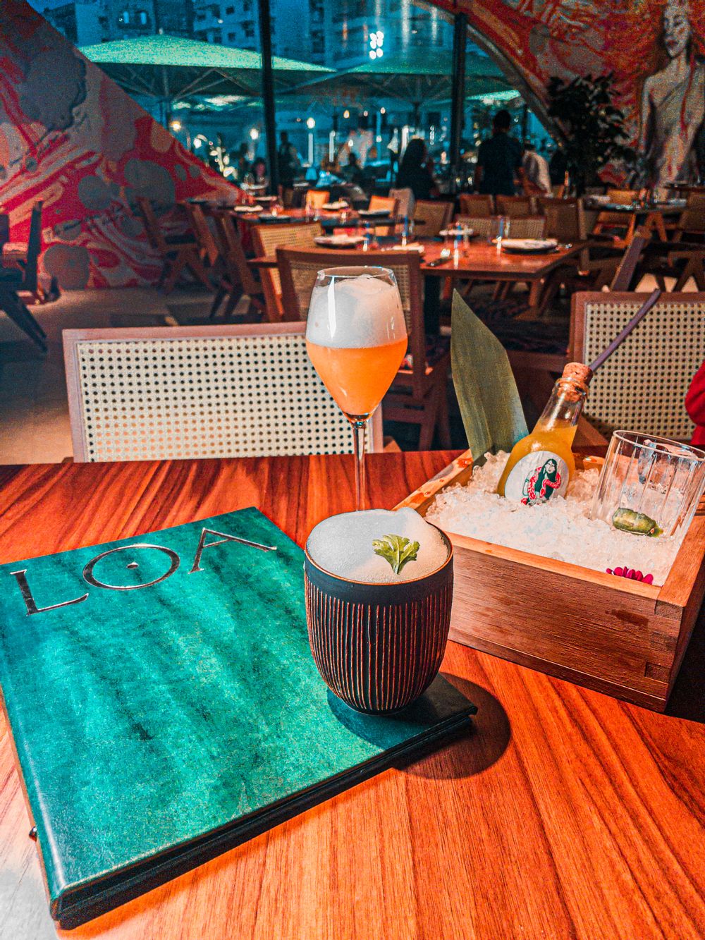 Cocktails at LOA, Malta.