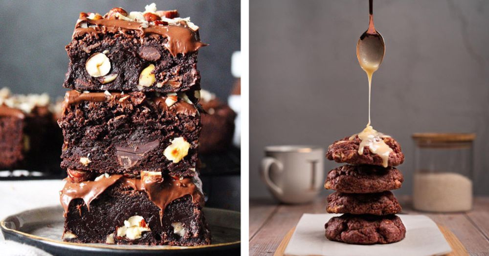 Image of brownies and image of cookies