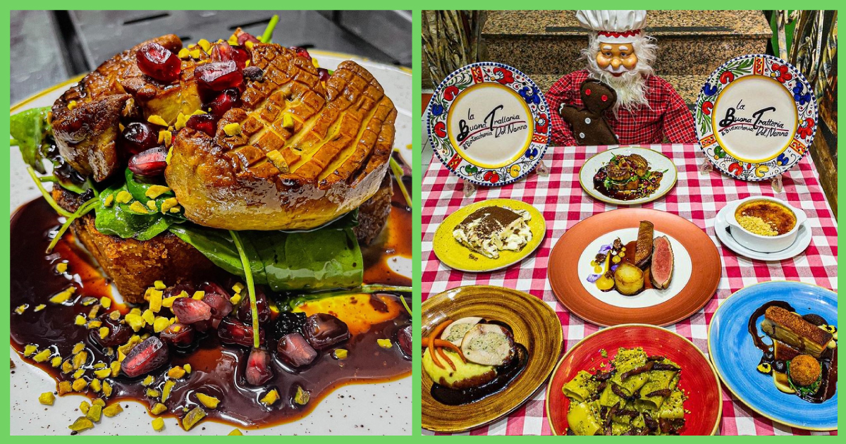T’is the Season for Trattoria Del Nonno! Check out their Festive Menu 🎄