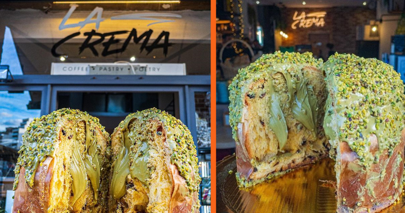 All we want for Christmas is La Crema’s Pistachio Panettone 🤩