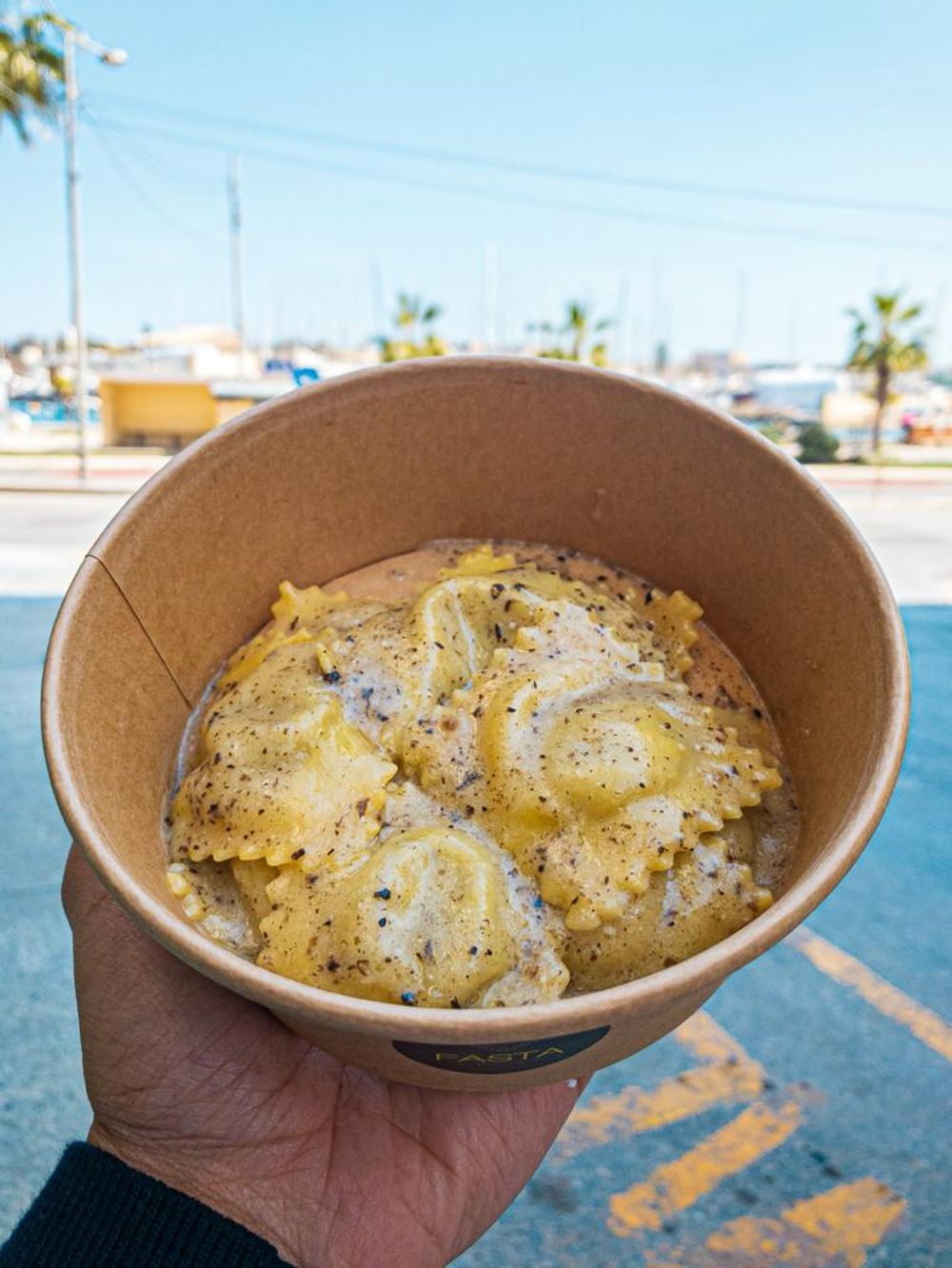 Fresh ravioli from Fasta