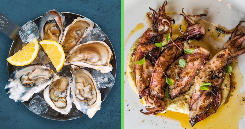 The best seafood starters on the island! 🐟