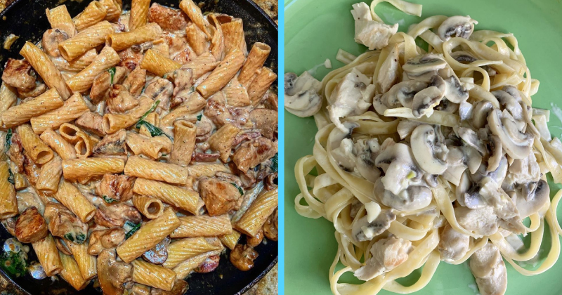 FoodBlog Viral Recipes Testing: Chicken Fettuccine Alfredo 🐔