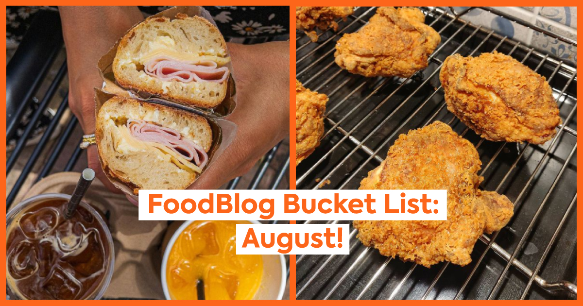 The Ultimate FoodBlog Bucket List: August π»