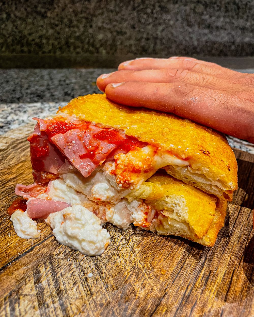 Neapolitan street food at Nu Cafe in Mriehel, Malta.