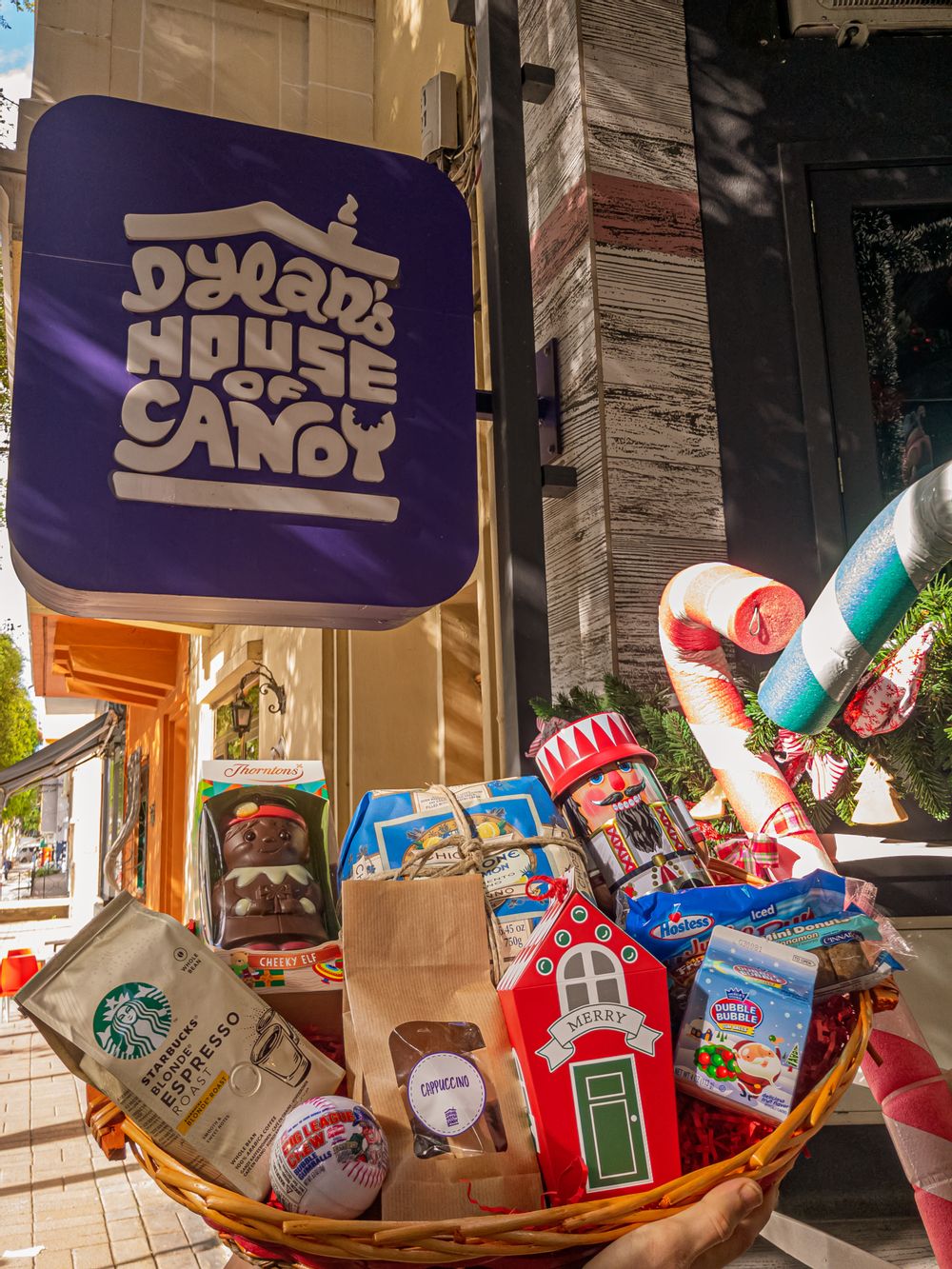 candy hamper from dylan's house of candy in naxxar