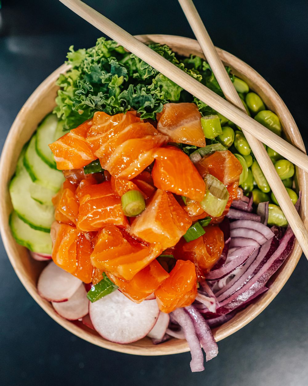 Salmon Poke Bowl at PO-K, The Plaza, Sliema