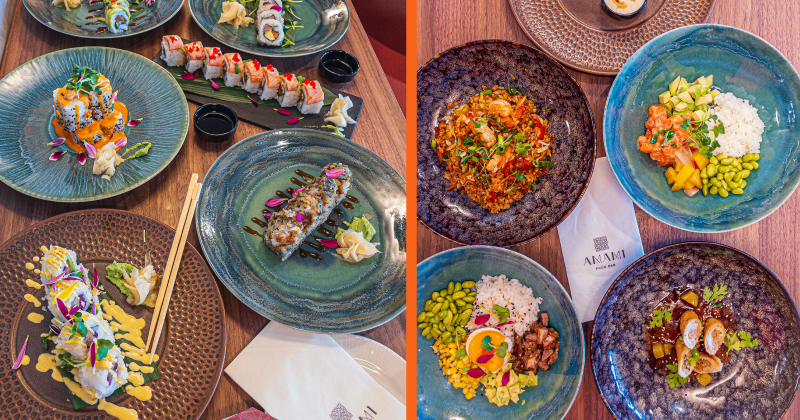 Amami is at Campus Hub! Get your sushi fix at Uni 🍣