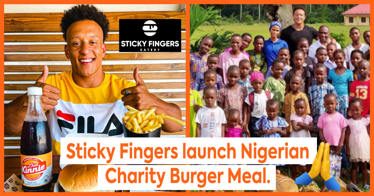 The Nigerian Charity Burger Meal is here & it's something special.