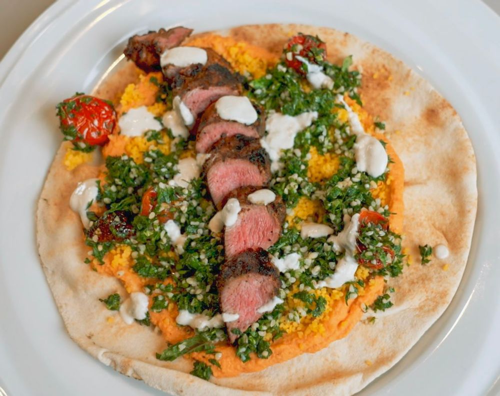 Lamb and doner go hand in hand, but try using other meats to mix it up a little.