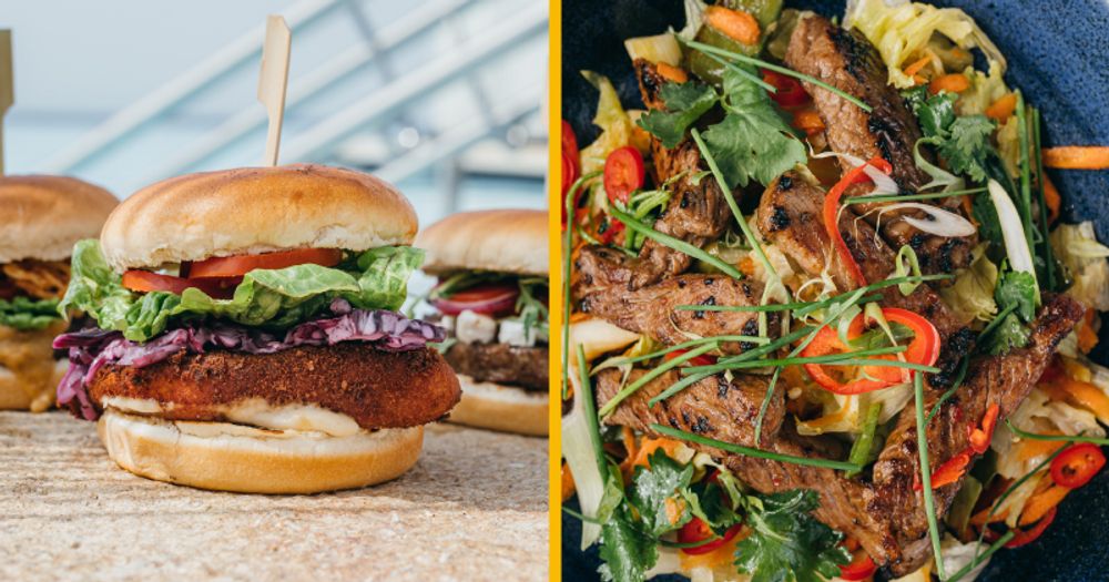 Chicken Burger vs Beef Salad